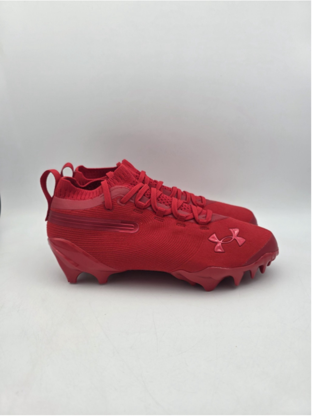Under Armour Spotlight Suede Pro MC Football Cleats Red 6000074-600 Men Size 7.5